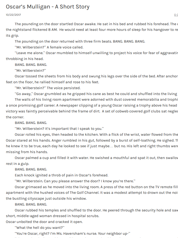 Nathan Short Story 2
